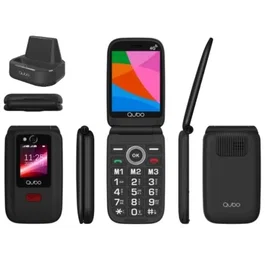 Qubo x-d340cb Móvil 4G para personas mayores Negro